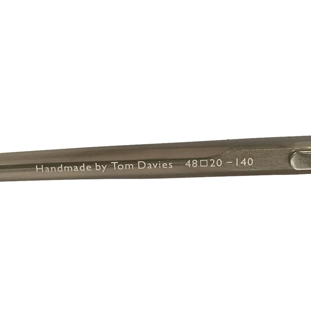 Tom Davies Eyeglasses Frames TD745 Col. 2221 Matte Brown Round 48-20-140